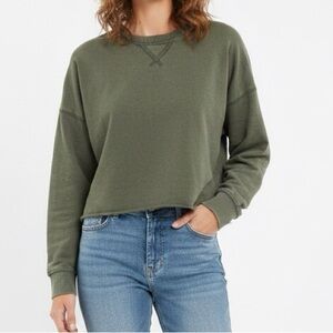 Aerie Olive Green Womens Sweatshirt Medium